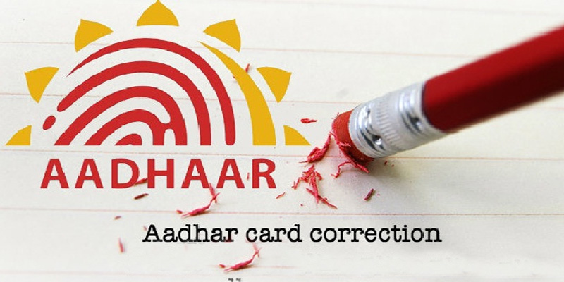 Aadhar card correction online