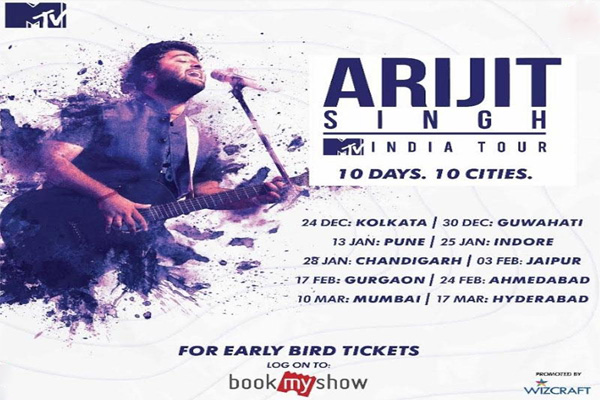 Arijit Singh India Tour