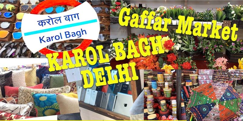 Gaffar market in Delhi
