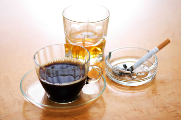 Smoking, Alcohol and Caffeine Intake