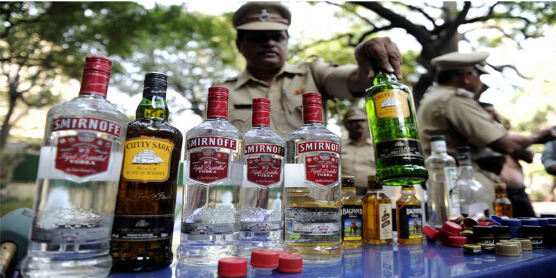 2.5 Lakh Liquor Seized